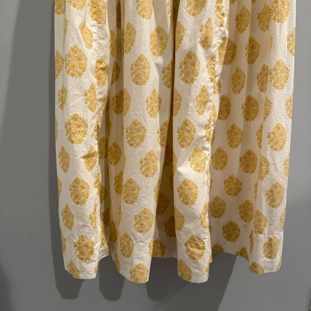 J. Crew Tie Back Tiered Midi Dress in Gathered Floral Block, Size 8 - Picture 9 of 14